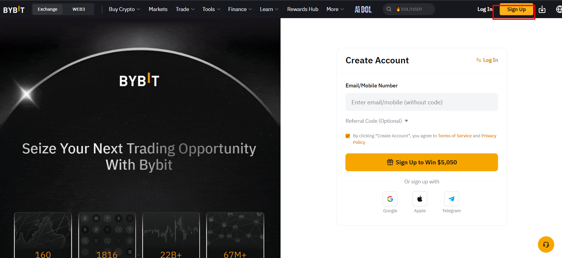 Bybit Registration